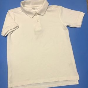 3 White Polo Style Shirts